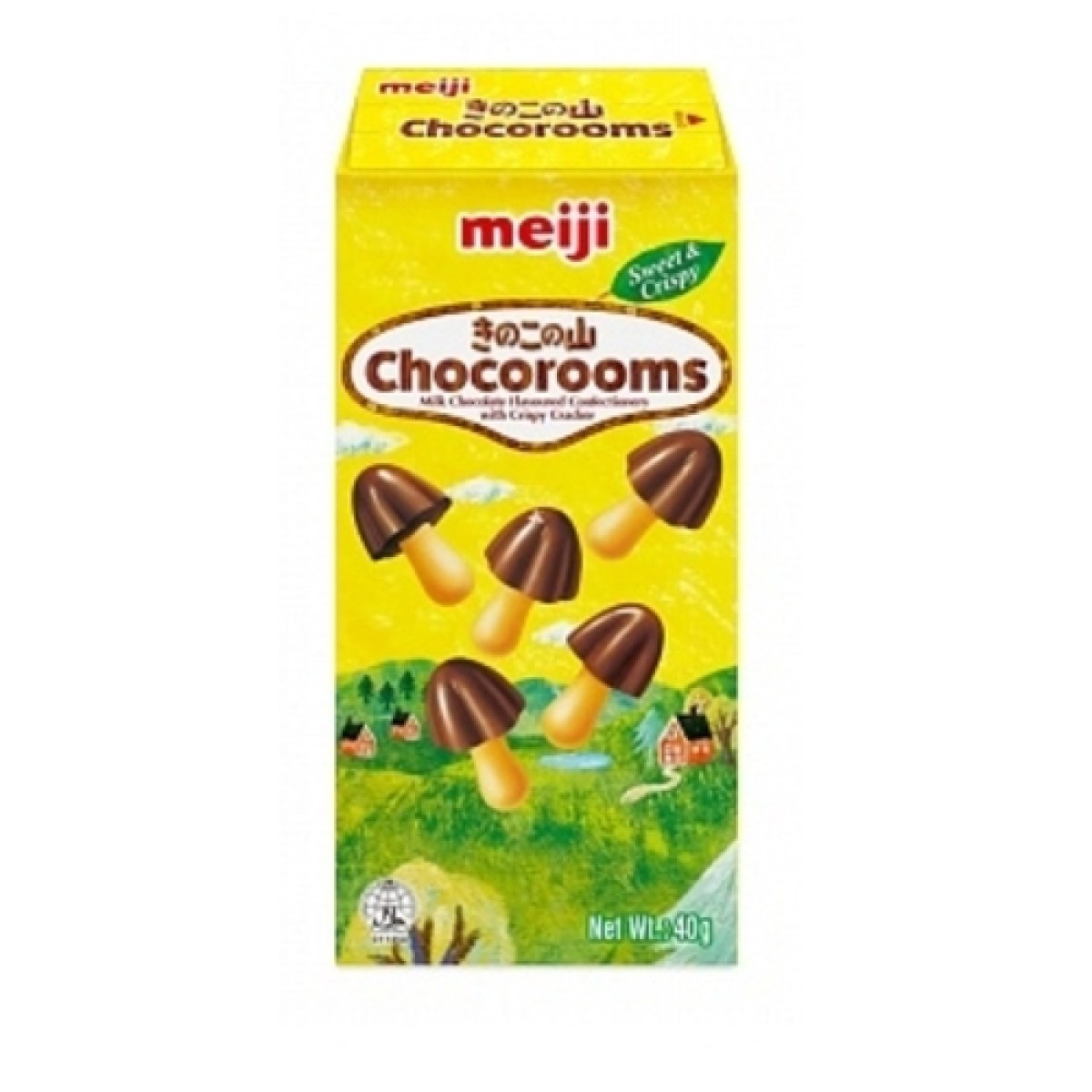 Meiji chocorooms chocolate 40g